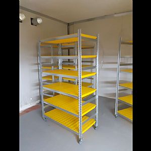 SUPER 1,2,3 Με Ρόδες και Πλαστικά Ράφια